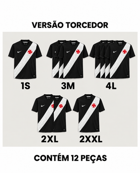 Grade Fechada Vasco Home Torcedor Masculino- 12 Peças