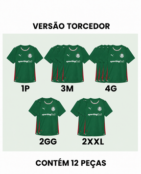 Grade Fechada Palmeiras Home Torcedor Masculino- 12 Peças