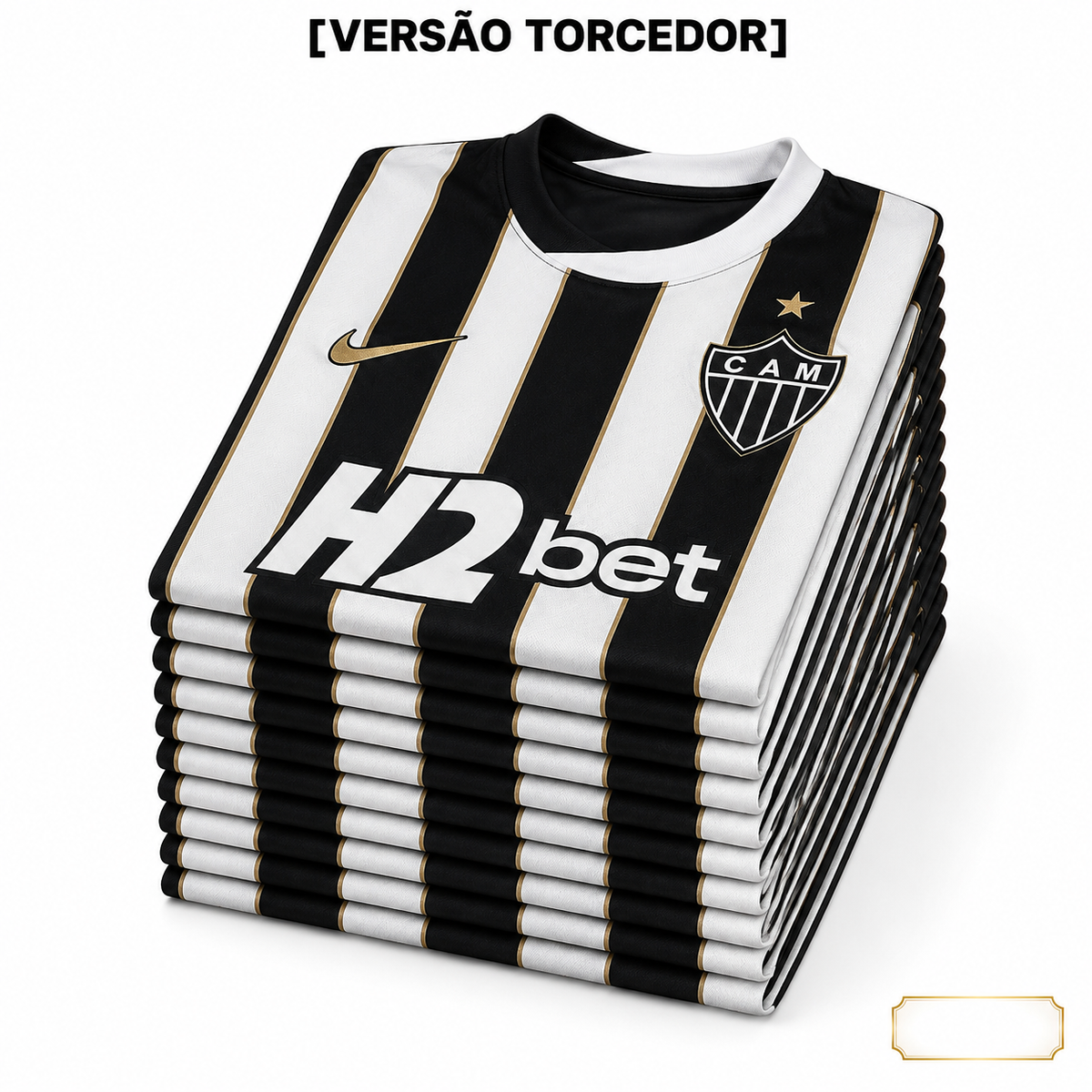 Grade Fechada Atlético Mineiro Home Torcedor Masculino- 12 Peças