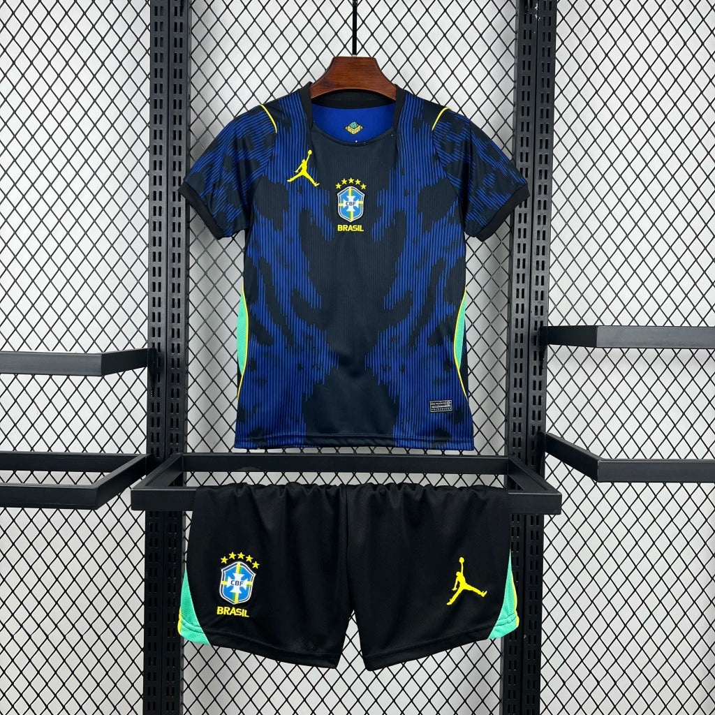 Kit Infantil Brasil Away 26/27 - Azul