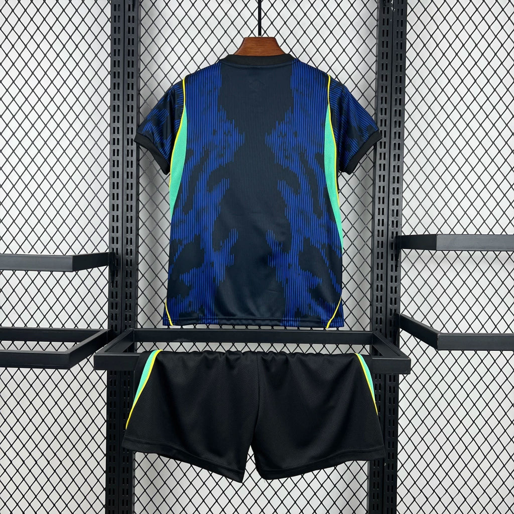Kit Infantil Brasil Away 26/27 - Azul